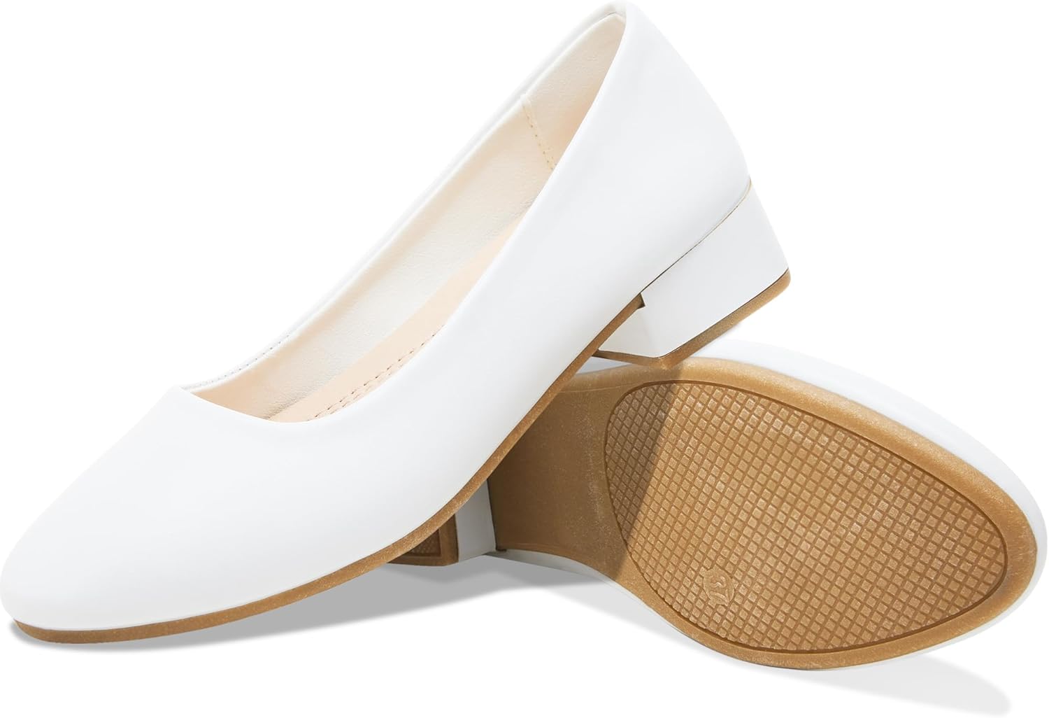 Low Chunky Pumps Women