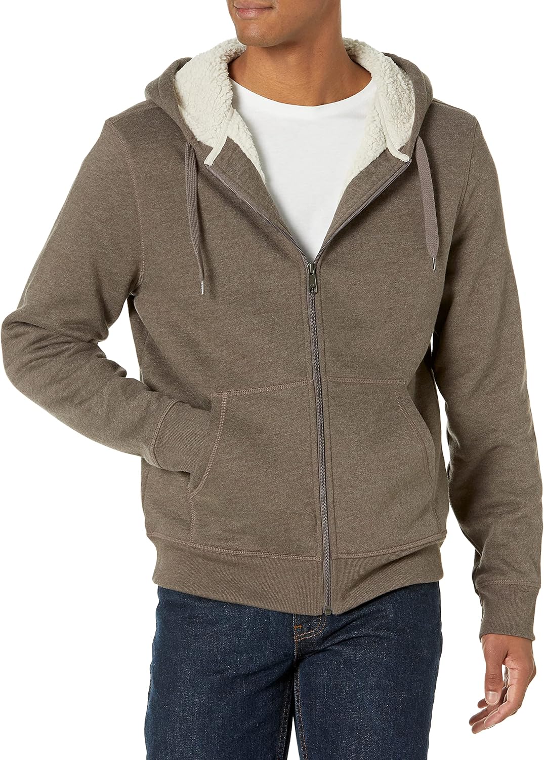 Hoodie For Men, -Lined Full-Zip Fleece Sweatshirt